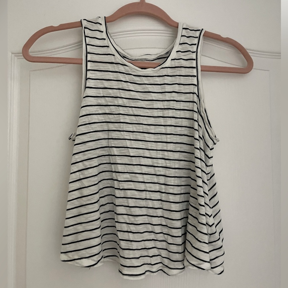 Aerie blue striped top